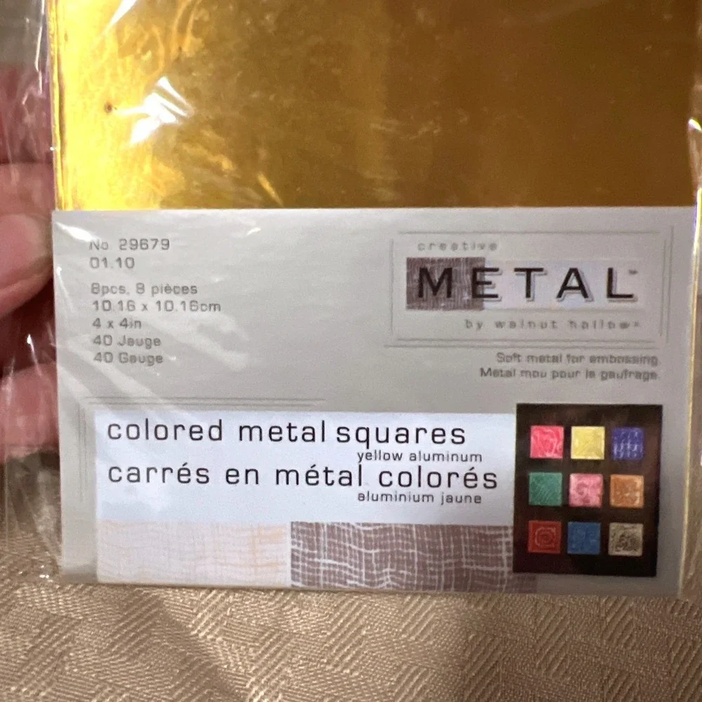 Walnut Hollow Creative METAL Embossing Collection 11 Packs NOS Sealed Vintage